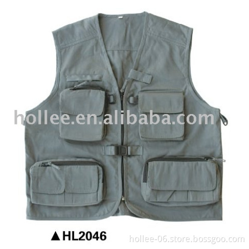 Grey Fishing Vest